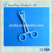 Disposable surgical sponge holder forceps